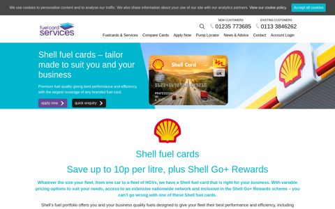 Shell Fuel Cards for cars and mixed fleets - Fuel Card Services