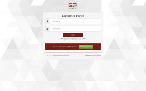 Customer - Portal - EquityPandit
