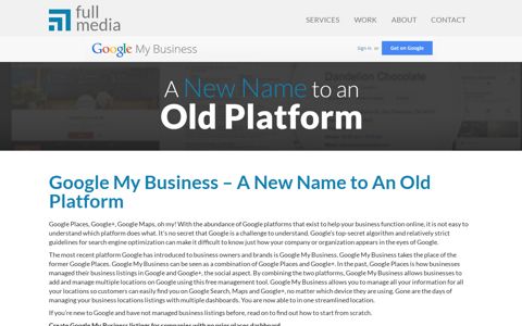 Google My Business – A New Name to An Old Platform | Full ...
