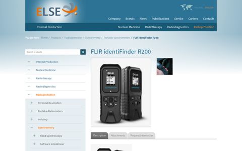 FLIR identiFinder R200 | ELSE Solutions