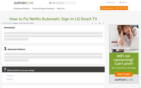 How to Fix Netflix Automatic Sign-In LG Smart TV - Support.com