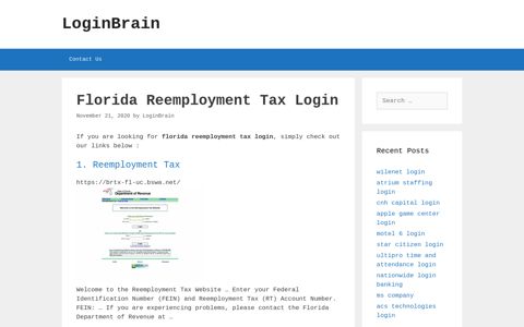 florida reemployment tax login - LoginBrain