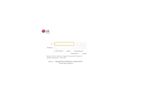 invoice portal login - LG