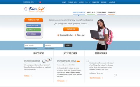 Online Learning Portal: Educosoft