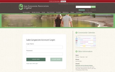 Lake Linganore Account Login - Lake Linganore Association ...