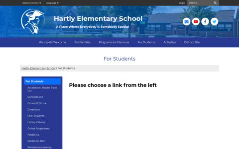 For Students - Hartly Elementary School