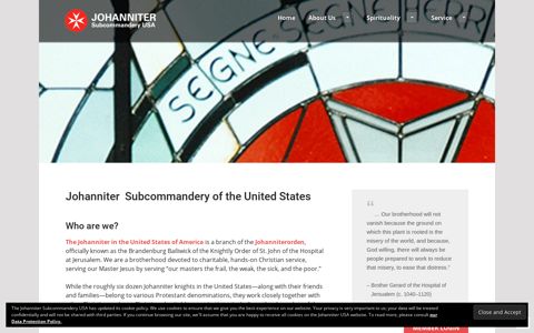Johanniter USA | Subcommandery of the United States