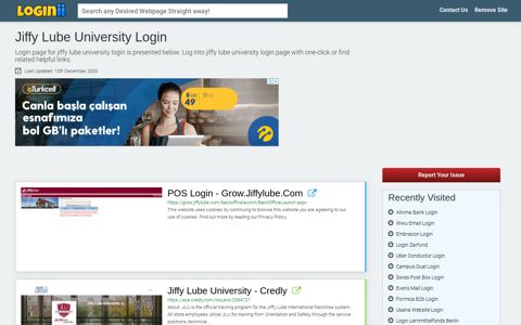 Jiffy Lube University Login - Loginii.com