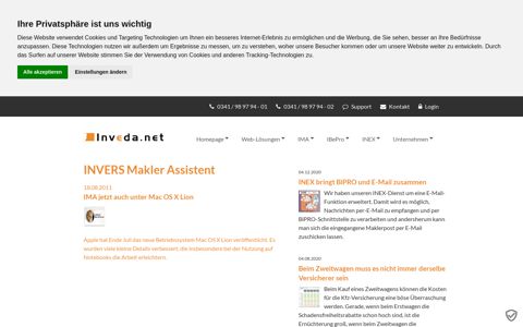 INVERS Makler Assistent - Inveda.net