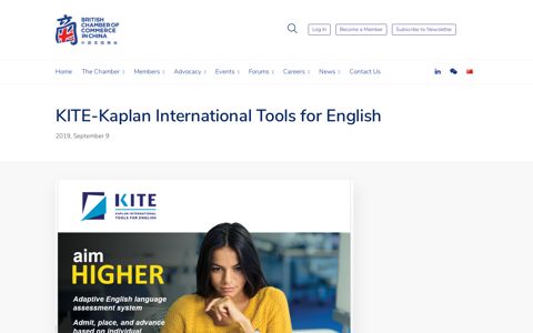 KITE-Kaplan International Tools for English - British Chamber ...