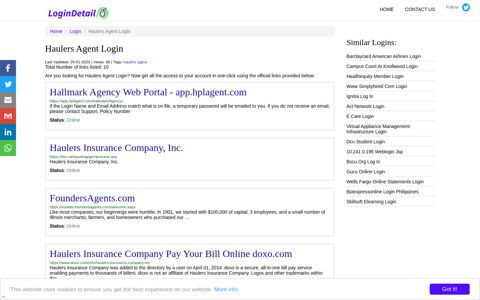 Haulers Agent Login Hallmark Agency Web Portal - app ...