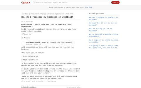 How to register my business on JustDial - Quora