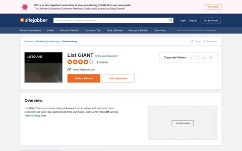 List GIANT Reviews - 3 Reviews of Listgiant.com | Sitejabber