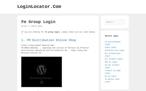 Fm Group Login - LoginLocator.Com