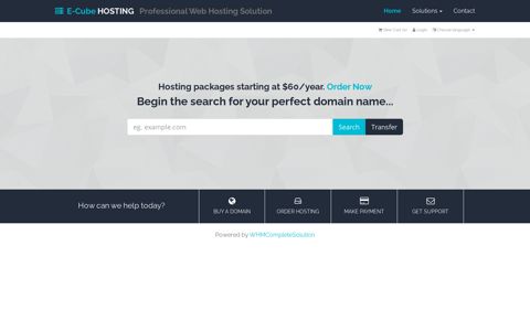 Portal Home - E-Cube Web Hosting