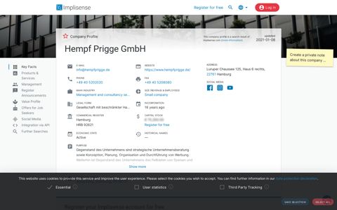 Hempf Prigge GmbH | Implisense