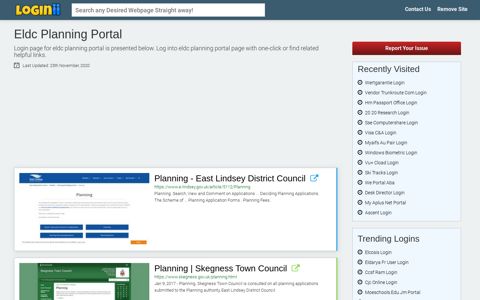 Eldc Planning Portal - Loginii.com