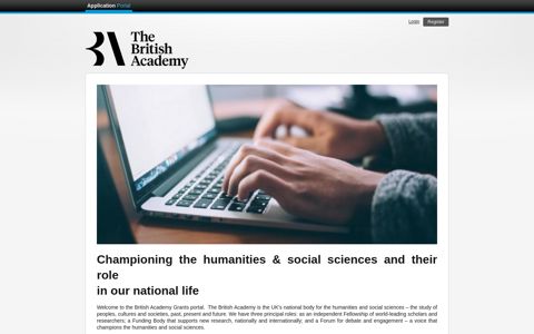 Portal homepage - British Academy