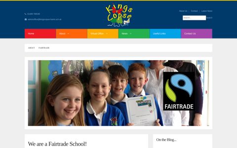 Kings Copse Primary School > About > Fairtrade