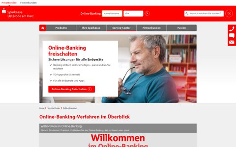 Online-Banking | Sparkasse Osterode am Harz