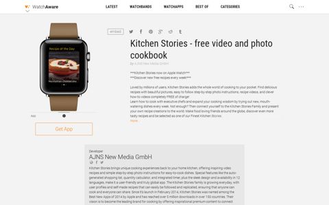 Kitchen Stories - free video and photo cookbook - Apple ...