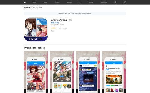 ‎Anime Amino on the App Store