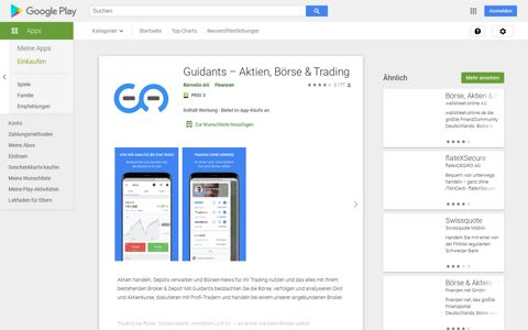 Guidants – Aktien, Börse & Trading – Apps bei Google Play