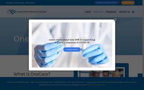 OneCare - Indiana Health Information Exchange