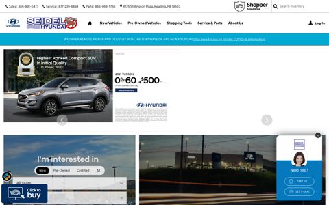 Seidel Hyundai | New & Used Hyundai Dealer in Reading, PA