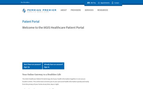 Patient Portal - Permian Premier Health Services