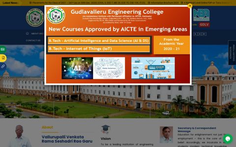 Gudlavalleru Engineering College | An Autonomous Institute