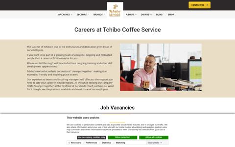 Careers with Tchibo Coffee | Tchibo Coffee