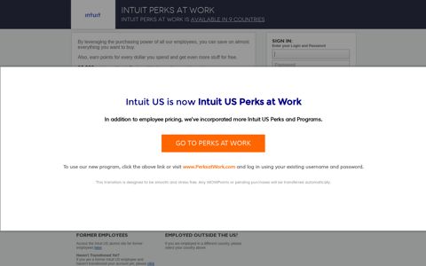 Intuit Perks at Work