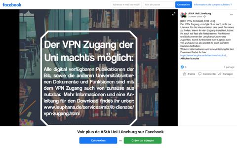 Der VPN Zugang,... - AStA Uni Lüneburg - Facebook