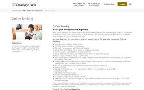 Online Banking › Cross Keys Bank