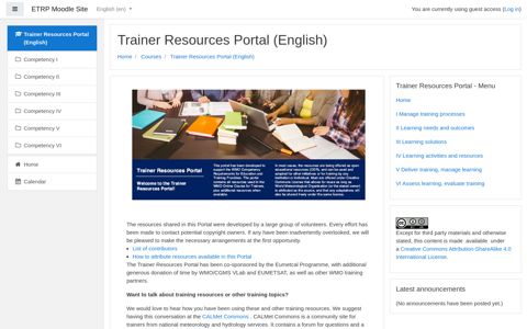 Course: Trainer Resources Portal (English)