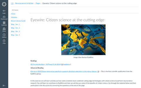 Eyewire: Citizen science at the cutting edge: Neuroscience in ...