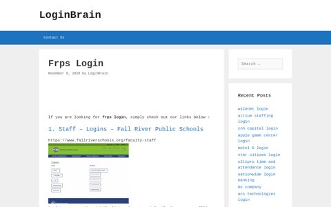 frps login - LoginBrain