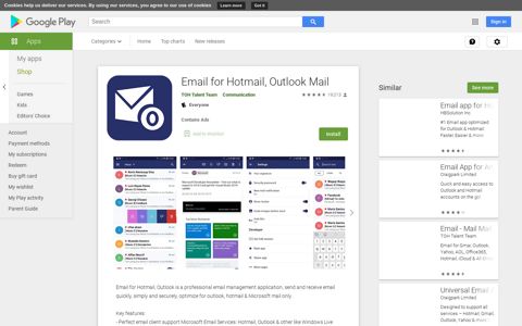 Email for Hotmail, Outlook Mail - Apps on Google Play