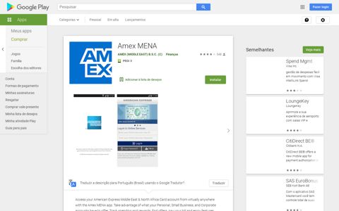 Amex MENA – Apps no Google Play