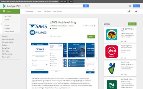 SARS Mobile eFiling – Apps on Google Play