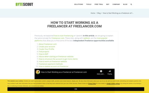 How to Create Freelancer Account, Make a Free Account ...