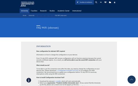 FAQ WiFi (eduroam) - an der Friedrich-Schiller-Universität Jena