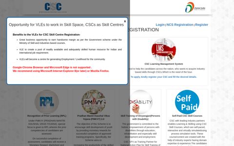 csc skill center registration
