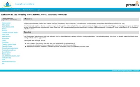 Housing Procurement Portal