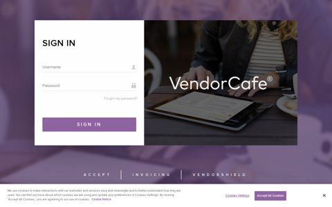 VendorCafe | Sign In