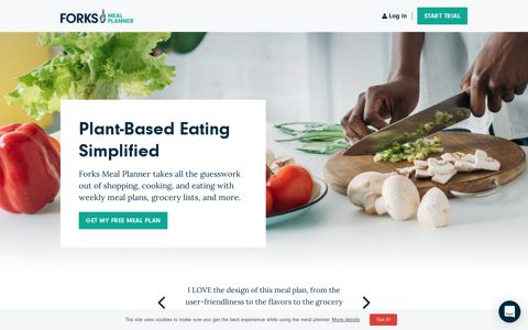 Forks Meal Planner - Plant-Based Meal Planning Made Easy