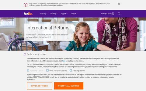 International Returns | FedEx Austria