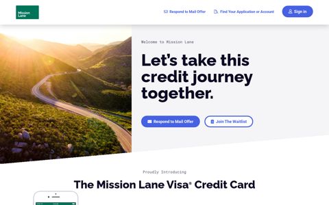 Mission Lane - Let's take this credit journey together.