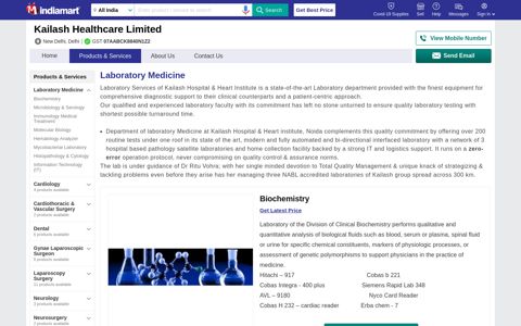 Laboratory Medicine - Biochemistry Retailer from New Delhi